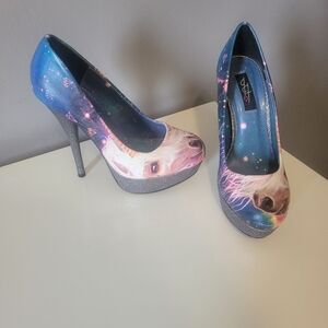 Iron Fist Unicornicopia Platform Heels, VGUC, Size 7